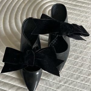 Tory Burch heels with bow